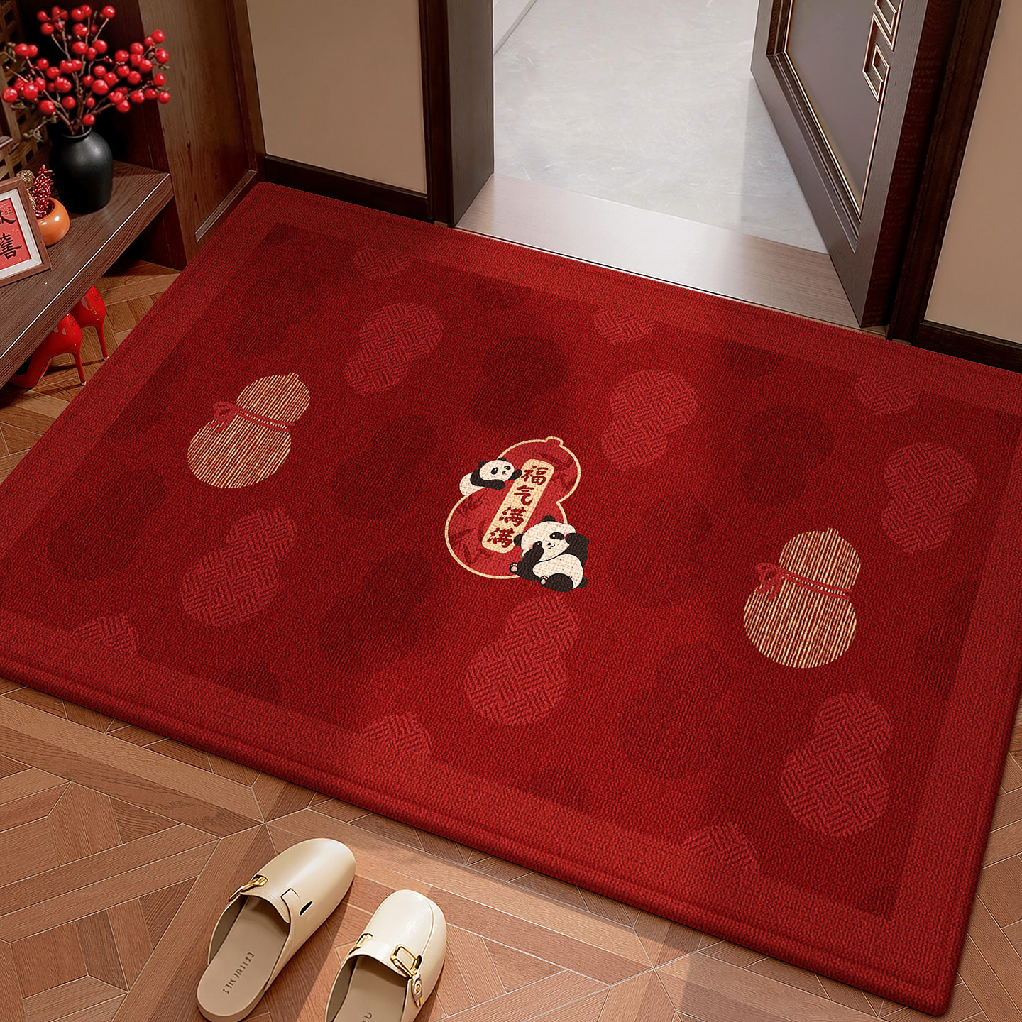 2025新款入户门地垫喜庆玄关进门脚垫子门口门垫防滑耐脏入户地毯,居家布艺,入户地垫,淘宝优惠券,粉丝福利购,淘宝优惠卷