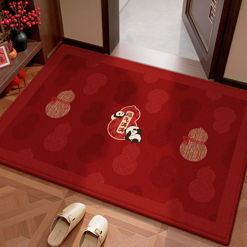 2025新款入户门地垫喜庆玄关地毯