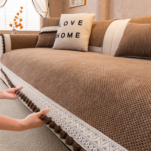 沙发垫子2026新款四季通用固定防滑皮沙发坐垫轻奢高级感简约现代