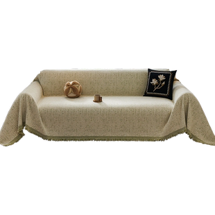 雪尼尔沙发巾2025年流行新款四季通用沙发盖布垫防滑套罩沙发盖毯