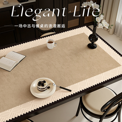 美式中古风餐桌垫桌面保护垫