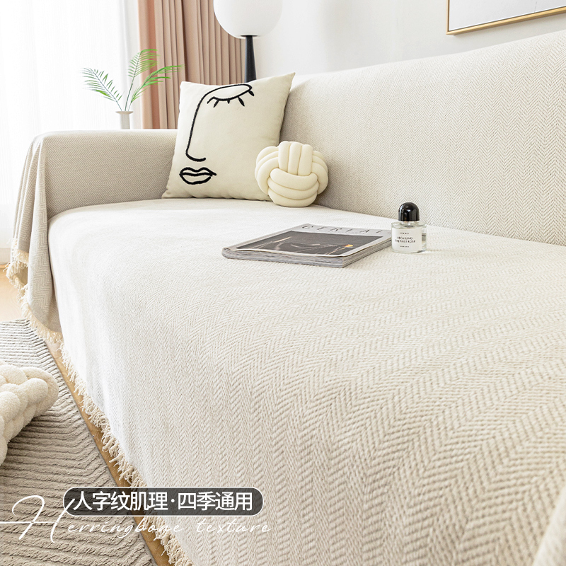 夏季透气雪尼尔一片式沙发巾通用