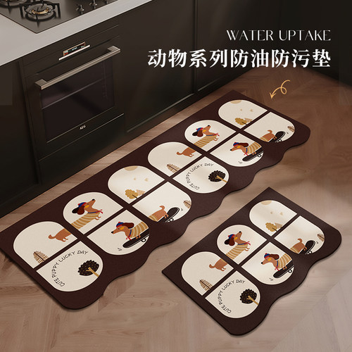 厨房地垫防滑防油耐脏免洗脚垫