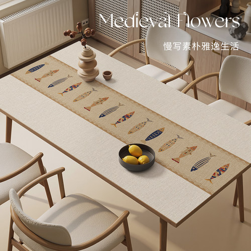 仿麻高质感餐桌垫茶几保护垫