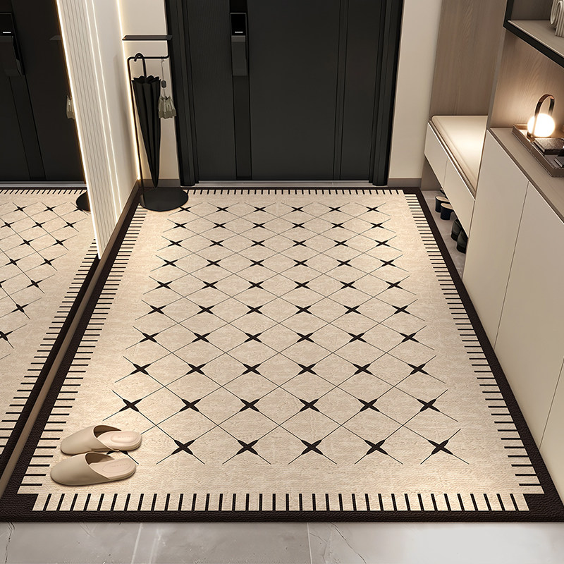 2025新款入户门地垫进门地毯高级门口垫家用玄关客厅防滑除尘脚垫,居家布艺,入户地垫,淘宝优惠券,粉丝福利购,淘宝优惠卷