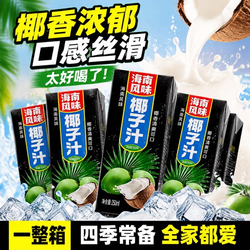 一整箱海南风味椰子汁