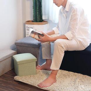 storage stool small rectangle chair shoe changing stool 凳椅