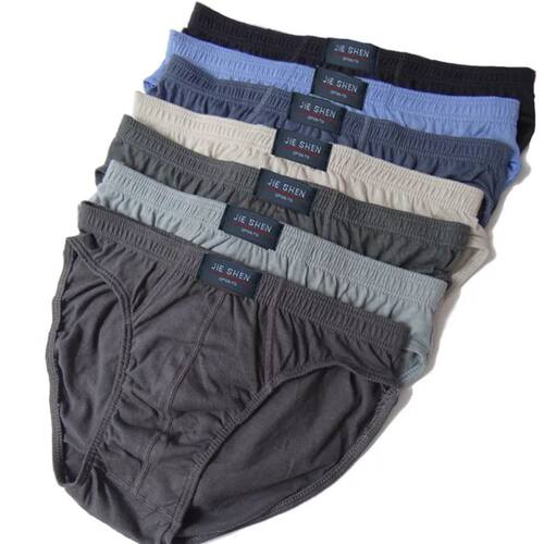 100% Cotton Briefs Mens Comfortable Underpants Man Underwear