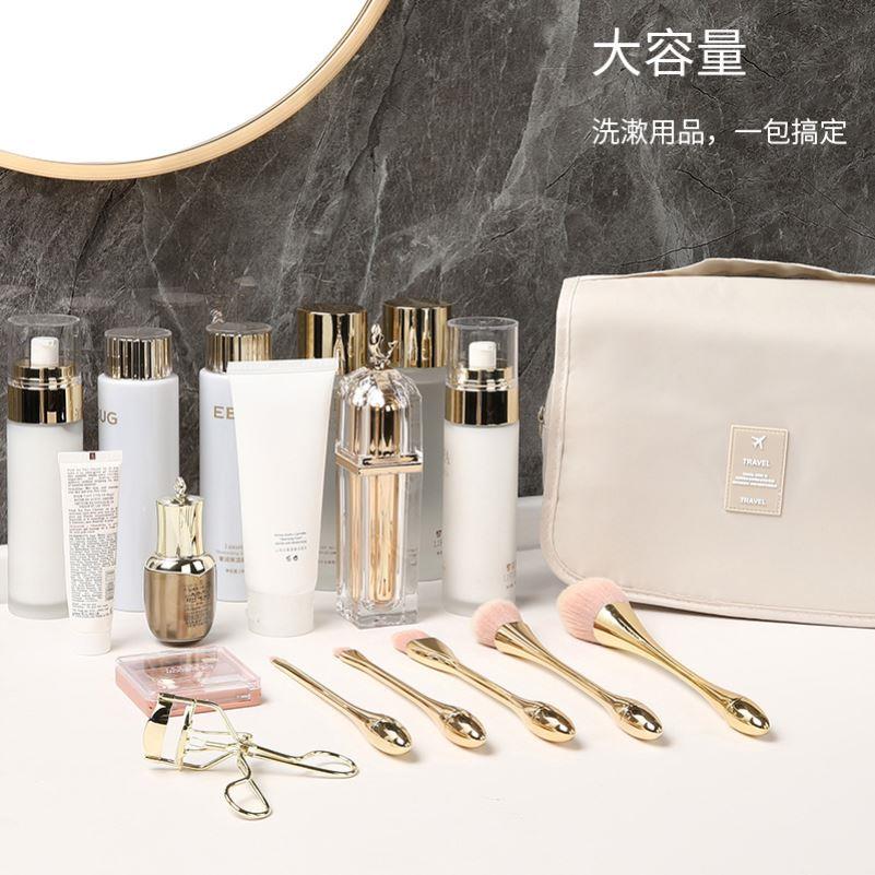 Travel Cosmetic Bag Women Zipper Make Up Transparent Makeup