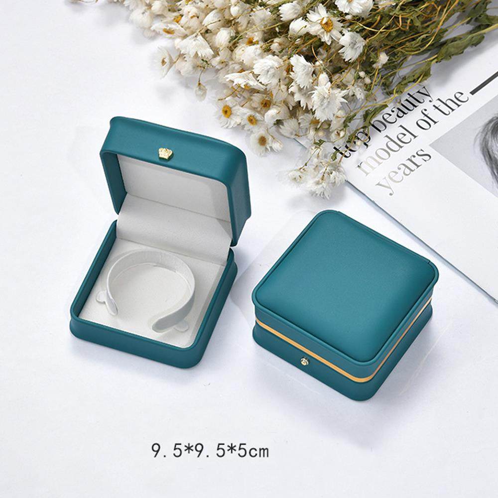 High Quality Leather Jewelry Ring Box Jewelry Gift Box Pair