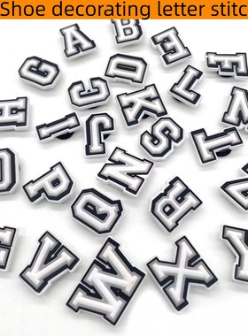Shoe Charms Decorations for Crocs 1pcs Alphabet Letter Pins