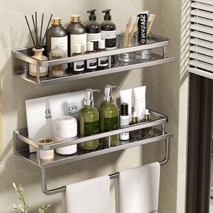 Adhesive Shower Caddy Shelf Bathroom rack aluminium Storage