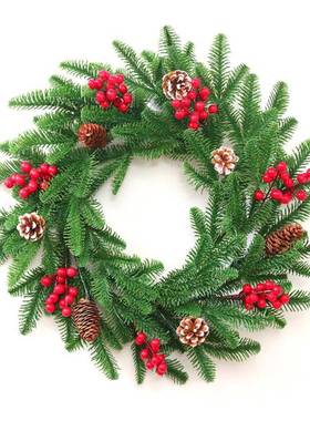 Christmas tree pendant door hanging wreath圣诞树挂件门挂花环