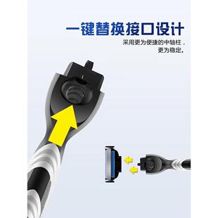 shaver manual 1822shaver剃须刀手动刮胡刀片三层男刀头老式修面