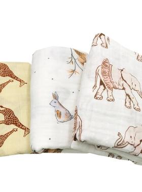 Muslin Baby Blanket 100% Cotton Swaddle Wrap For Newborn Bet