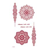 Henna Instant Tattoo for Waterproof Flower Stickers Women