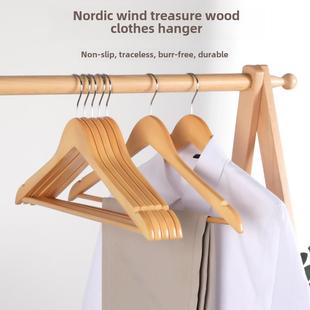 cabinet skid hangers clothes clip coat hanger woodH1001木en