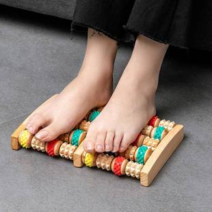 wooden roller massager solid foot wood massage