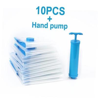 10PCS vacuum bag gift ElectriHTMc pump vacuum storage bags