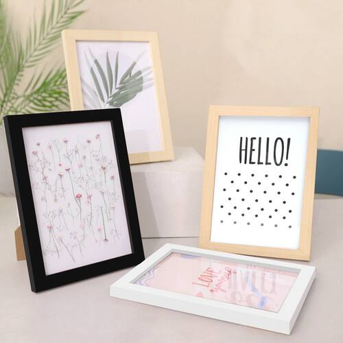 Wood Photo Frame For Wall Hanging 10X15cm 15X20cm 20X25cm A4