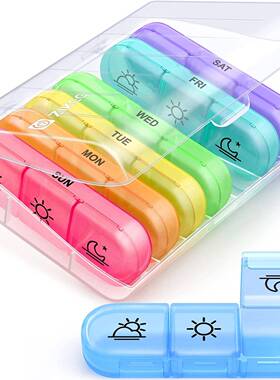 Pill Organizer Medicine Box 2 times a day