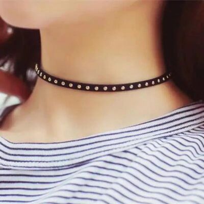 Cute Fashion Bohemian Personality Rivets Hot Nail Fender Nec