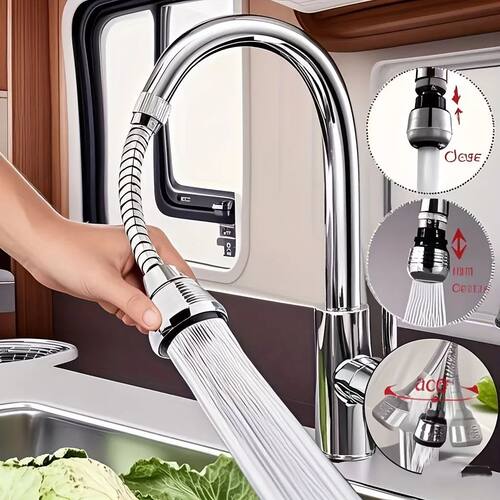 Kitchen Stainless Steel Faucet Sprinkler Water-saving Device
