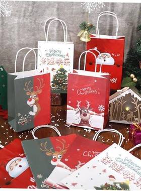 12pcs Christmas Gift Bags Xmas Present Gift Paper Bag Party