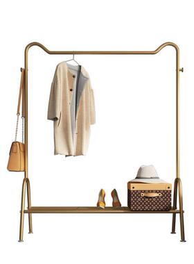 Coat Hanger Indoor Metal Clothing Wardrobe Balcony Coat Rack
