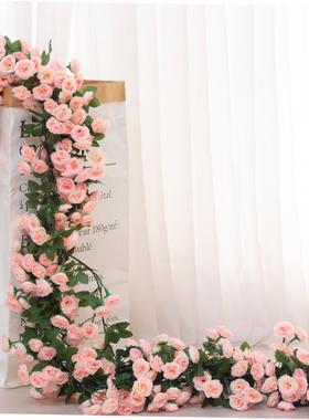 2m Artificial Flowers Rose Ivy Vine Wedding Decoration Real