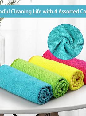 Microfiber Cleaning Cloth Rag Towels Dusting Cloth Kitchen