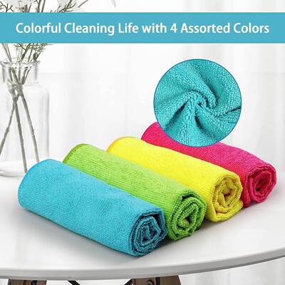 Microfiber Cleaning Cloth Rag Towels Dusting Cloth Kitchen