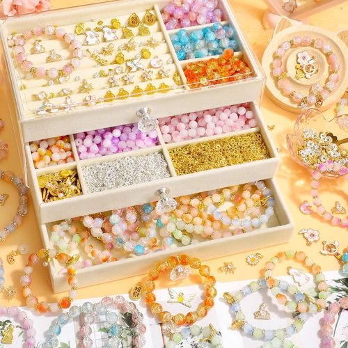 儿童手链串珠手工diy材料女孩