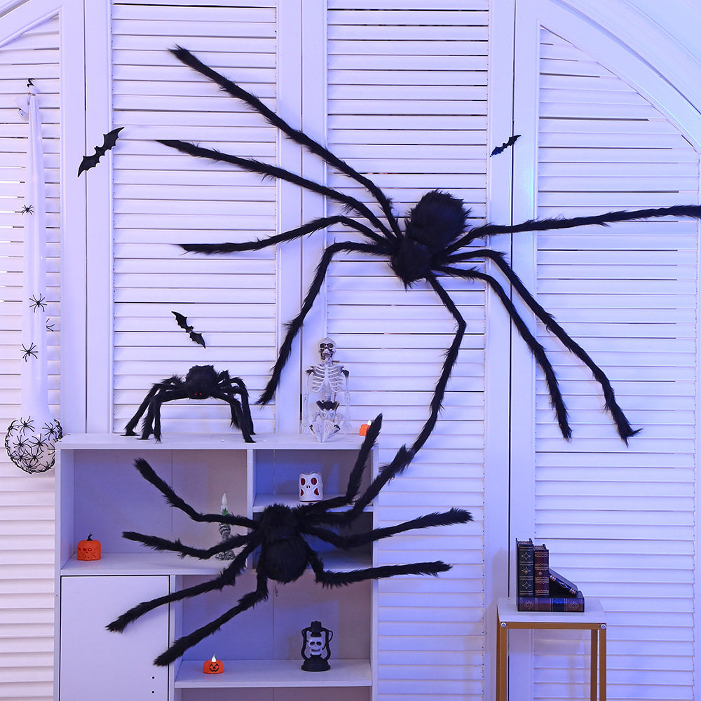 spider web halloween spider party decoration props蜘蛛道具