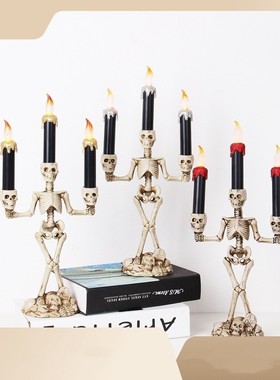 Halloween decoration props simulate flame candle lamp decora