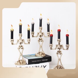 Halloween decoration props simulate flame candle lamp decora