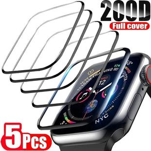 5PCS Screen Protector for Apple Watch 7 6 SE 5 9 8 40MM 41MM