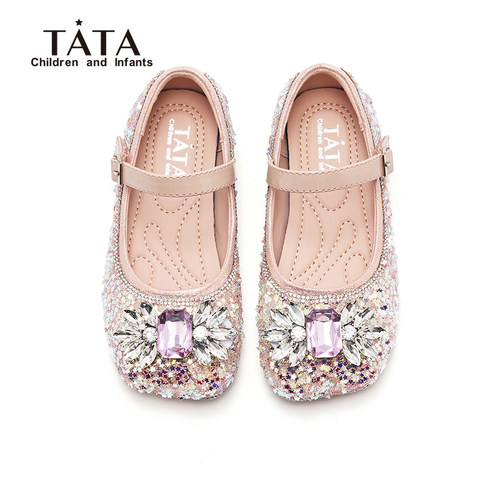 TATA他她女童春秋公主鞋