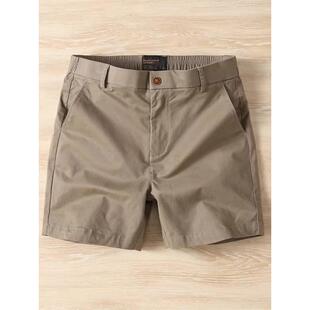 男士 休闲修身 沙滩裤 新款 微弹力三分裤 四分裤 短裤 夏季 直筒工装