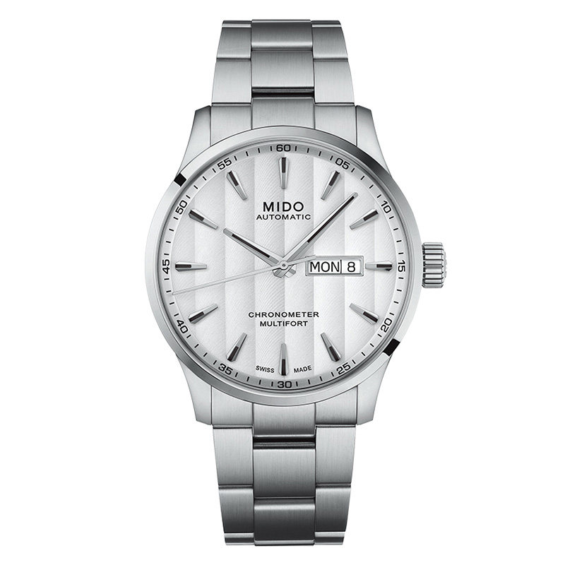 mido美度正品手表舵手男表新款钢带运动机械表m038.431.11.031.00