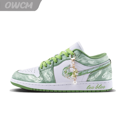 Air Jordan 1 AJ1音符田野国潮时尚百搭低帮运动休闲板鞋男女同款