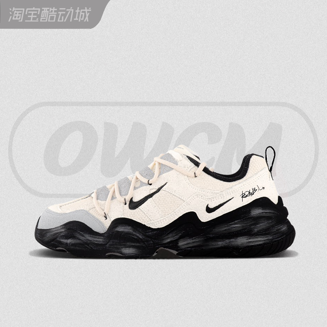 Nike Tech Hera 月球足迹复古做旧增高低帮休闲鞋男女鞋定制鞋