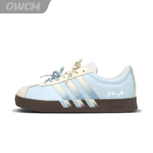 Adidas VL COURT 海盐苏打小清新潮流时尚休闲板鞋男女鞋定制鞋