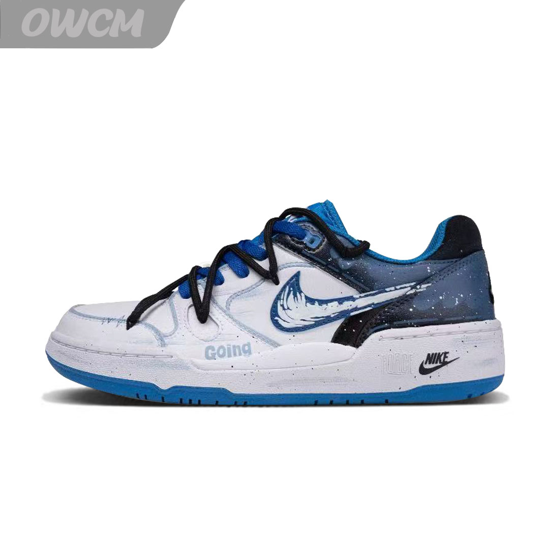 Nike Full Force 飞行日记潮流时尚做旧低帮休闲板鞋男女鞋定制鞋