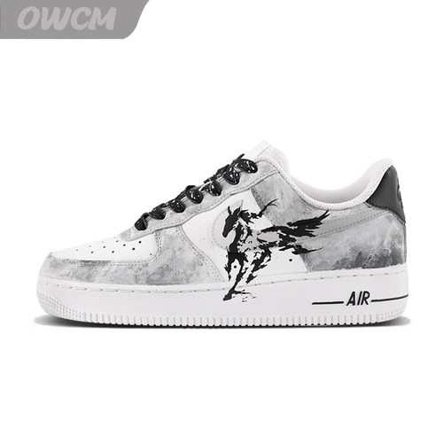 Nike Air Force 1 AF1空军一号马跃新程国风休闲板鞋男女鞋定制鞋