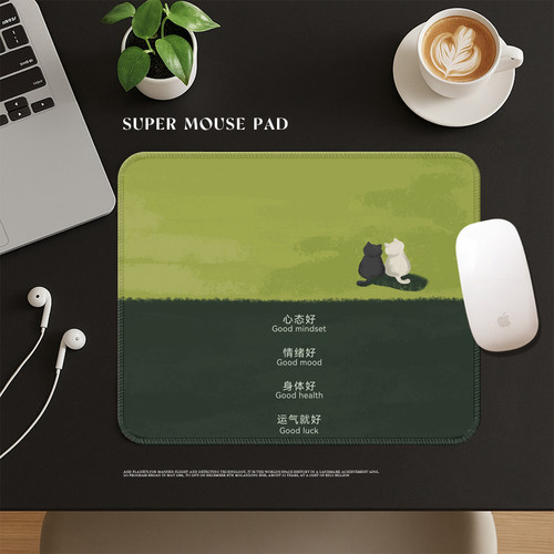 小众创意可爱防滑办公鼠标垫