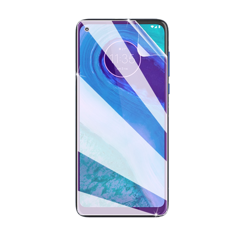 泰利蒙 适用摩托罗拉G8防爆软膜MOTO G8Plus抗蓝光水凝膜XT2045-1全覆盖2019-2高清g8Play手机前后xt2015彩膜