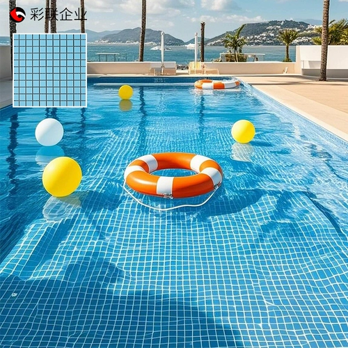 Мозаичная плитка для бассейна, рыбный пруд, бассейн для отеля, маленькая плитка для кровати и завтрака, мозаика с ледяными трещинами