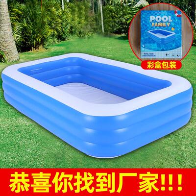 PVC children's inflatable swimming pool plastic baby pool