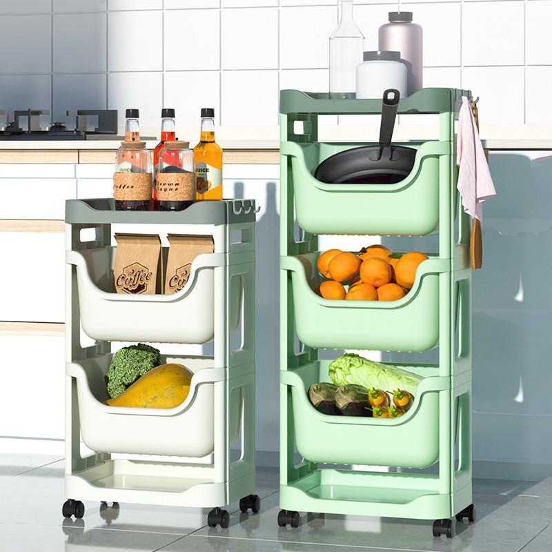 Kitchen shelf Multi-layer vegetable and fruit storage rack